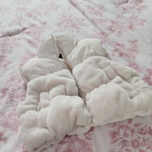 H&M Cream Puffer Vest